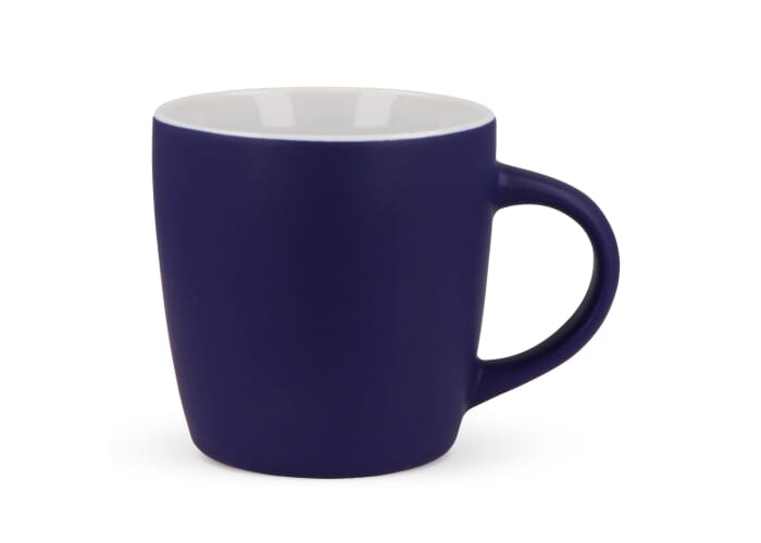 Mug personnalisable en céramique 250ml York Bleu foncé
